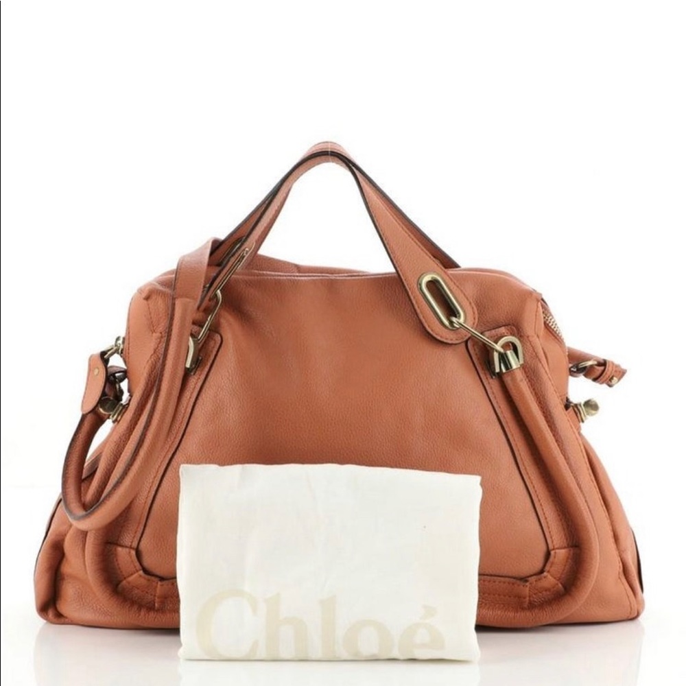Chloe Paraty Top Handle Bag Leather Large